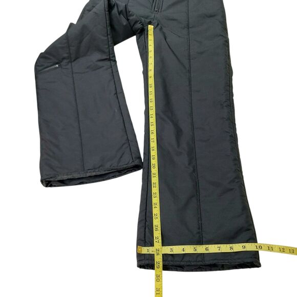 Vintage Skitique Ski Snow Bibs Mens Small Black Insulated Nylon Snowboarding - Picture 11 of 11